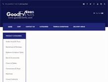 Tablet Screenshot of goodevents.com